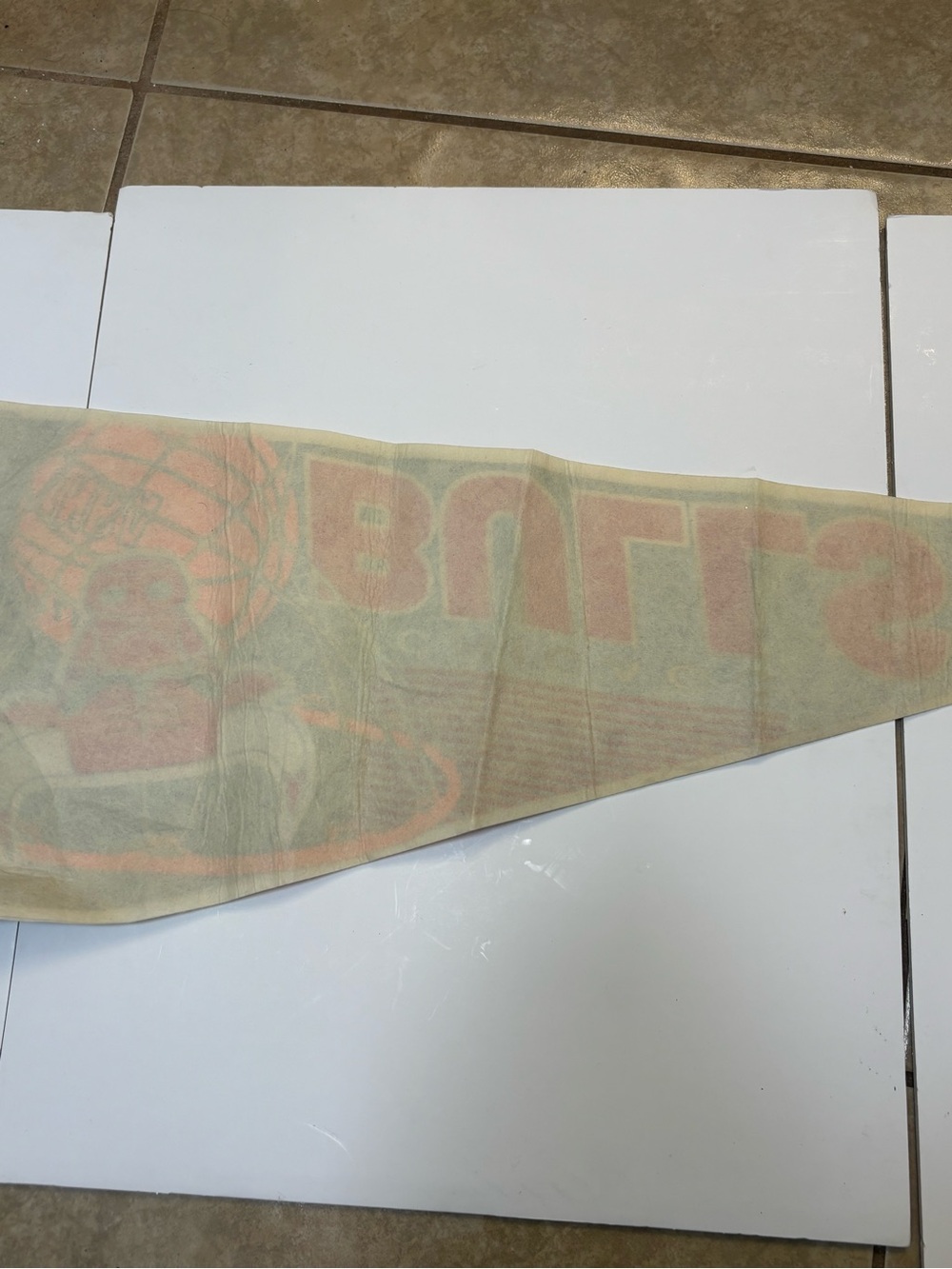 Wincraft Black & Red Chicago Bulls Pennant - Picture 9 of 10